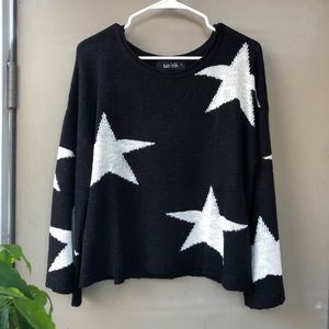 Black & White Star Sweater